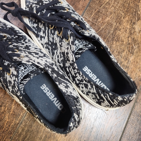 Converse Allstar Gemma Ox Black Egret Knit Low Top Women's Size 7 Chuck Taylor - Picture 11 of 12